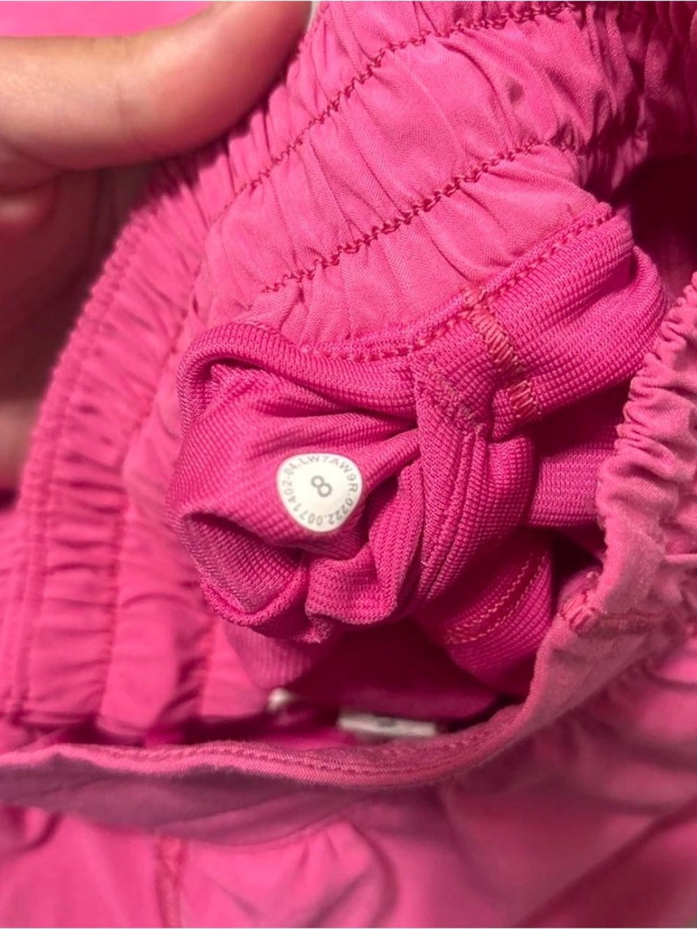 lululemon athletica Hot Pink Elastic-Waist Athletic Shorts - Picture 4 of 4